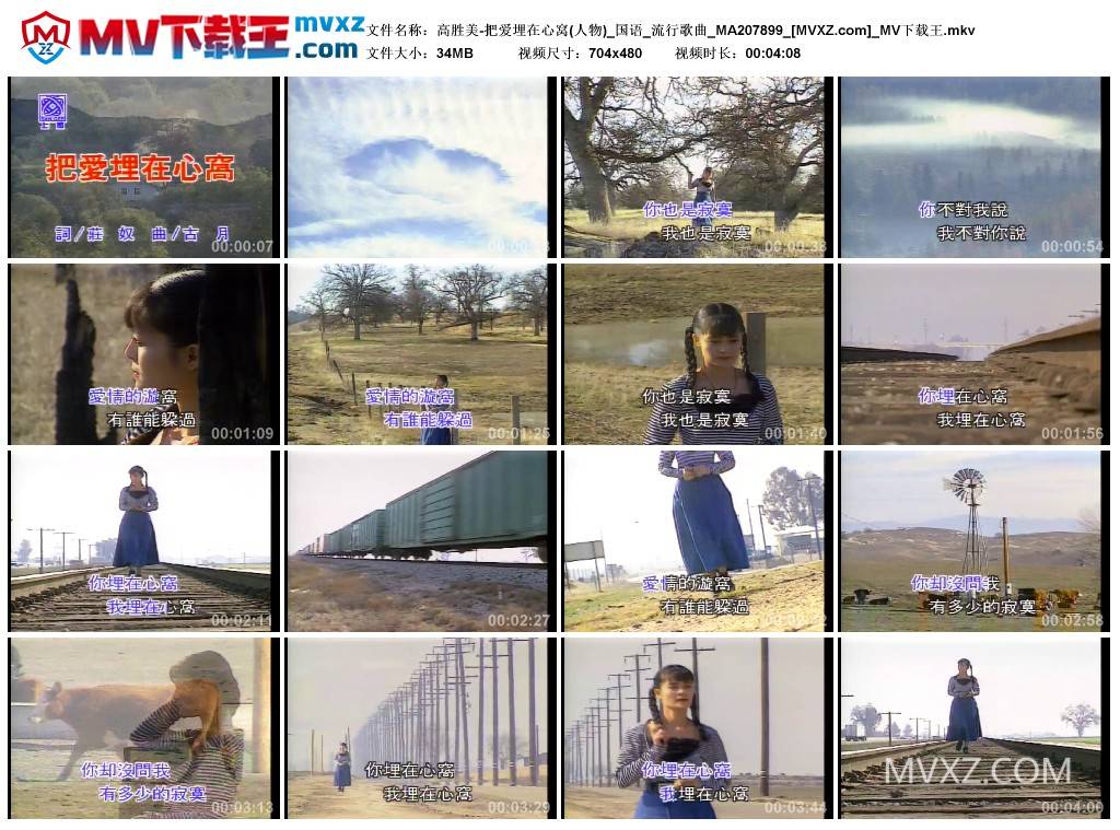 高胜美-把爱埋在心窝(人物)_国语_流行歌曲_MA207899